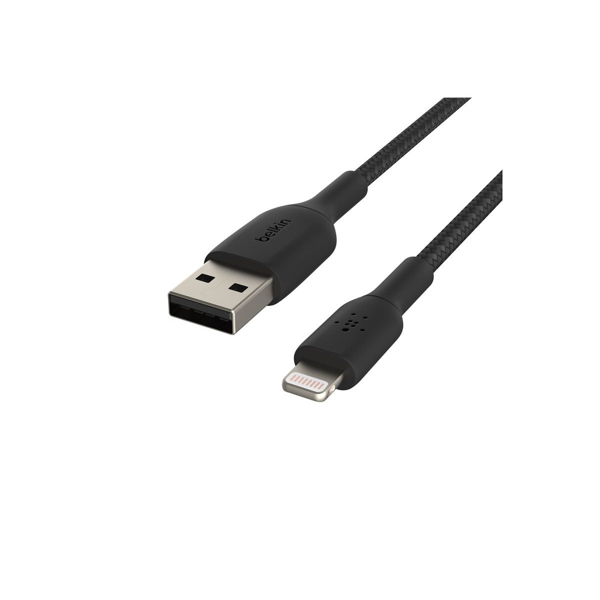 Belkin geflochtenes Lightning/USB-Kabel 2m schwarz
