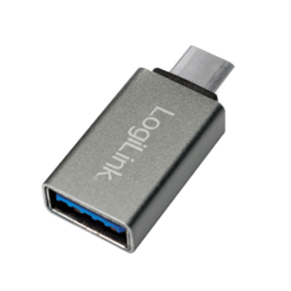 LogiLink AU0042 USB-C/USB-A Adapter silber