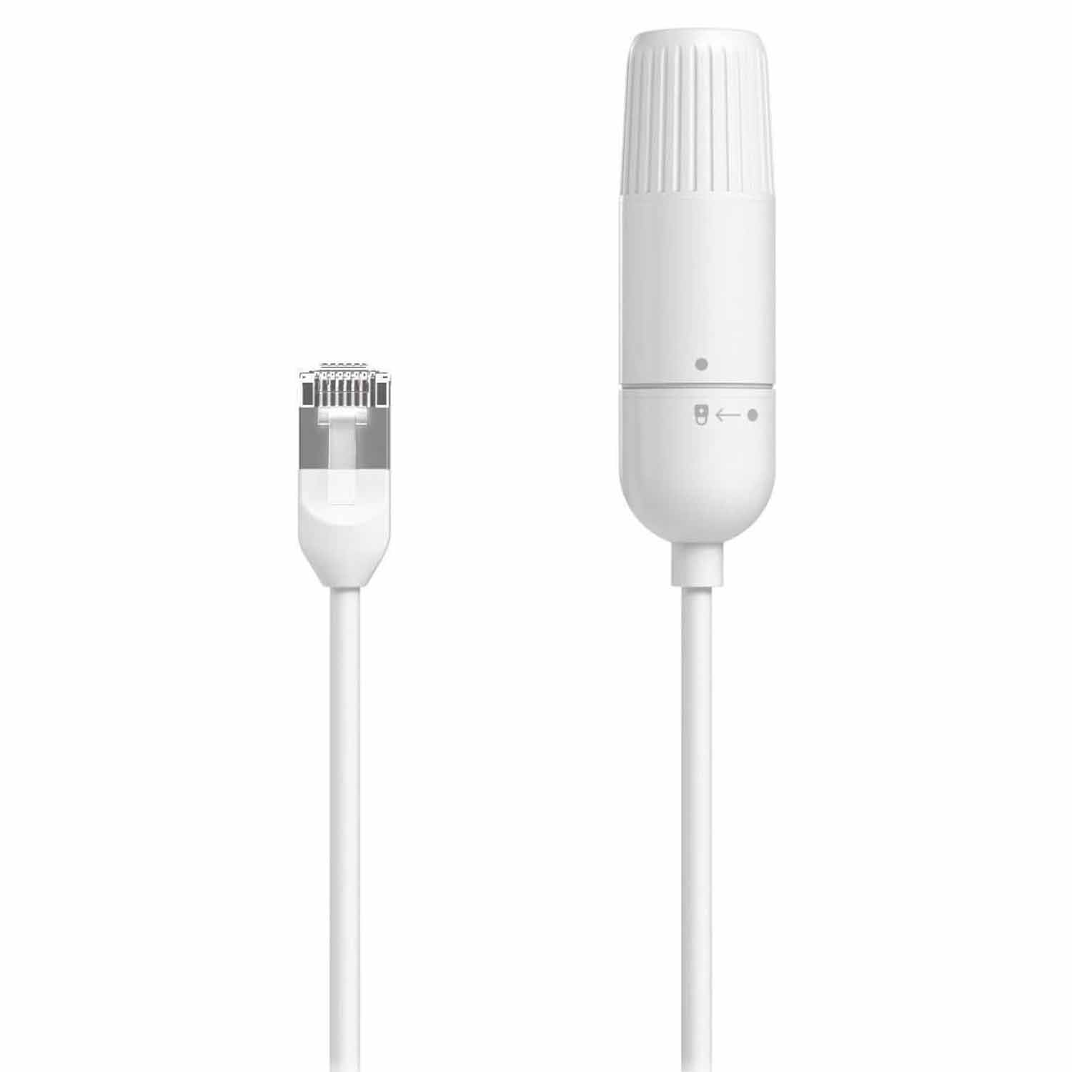 Ubiquiti UniFi RJ45 Netzwerkverlängerungskabel 15cm CAT 6a weiß (2er Pack)