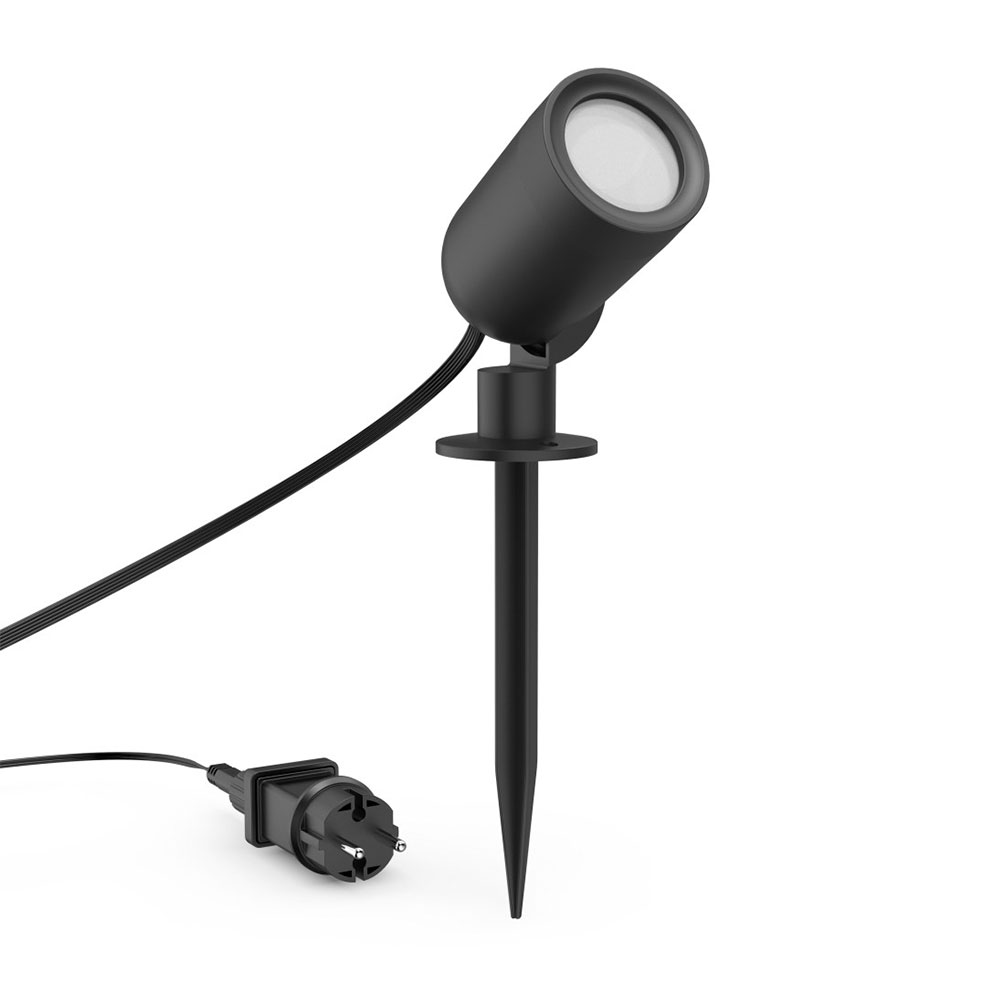 Hama Gartenleuchte WLAN, Gartenstrahler + Erdspieß, IP65, farbig