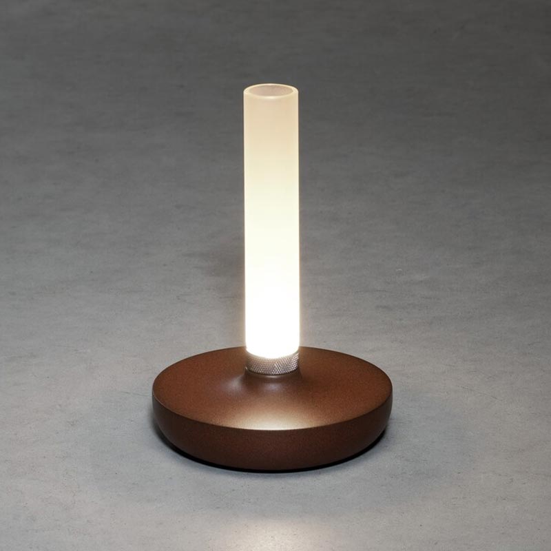 Konstsmide Biarritz USB-Tischleuchte rost, 1800/2700/4000K, dimmbar