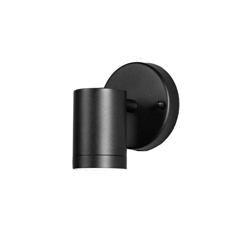 Konstsmide Modena ab LED Wandleuchte schwarz, 4W, Glas