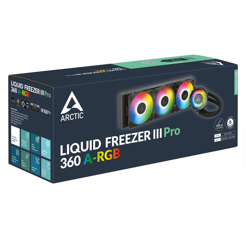 ARCTIC Liquid Freezer III Pro 360 A-RGB Wasserkühlung schwarz