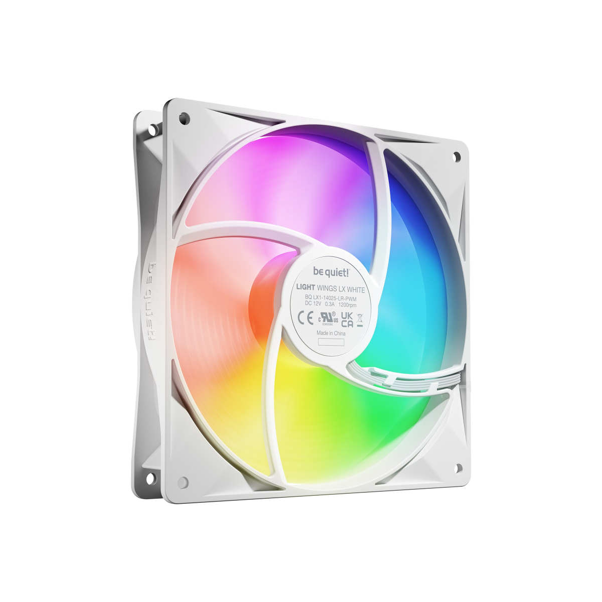 be quiet! Light Wings LX 140mm PWM Triple Pack Lüfter weiß