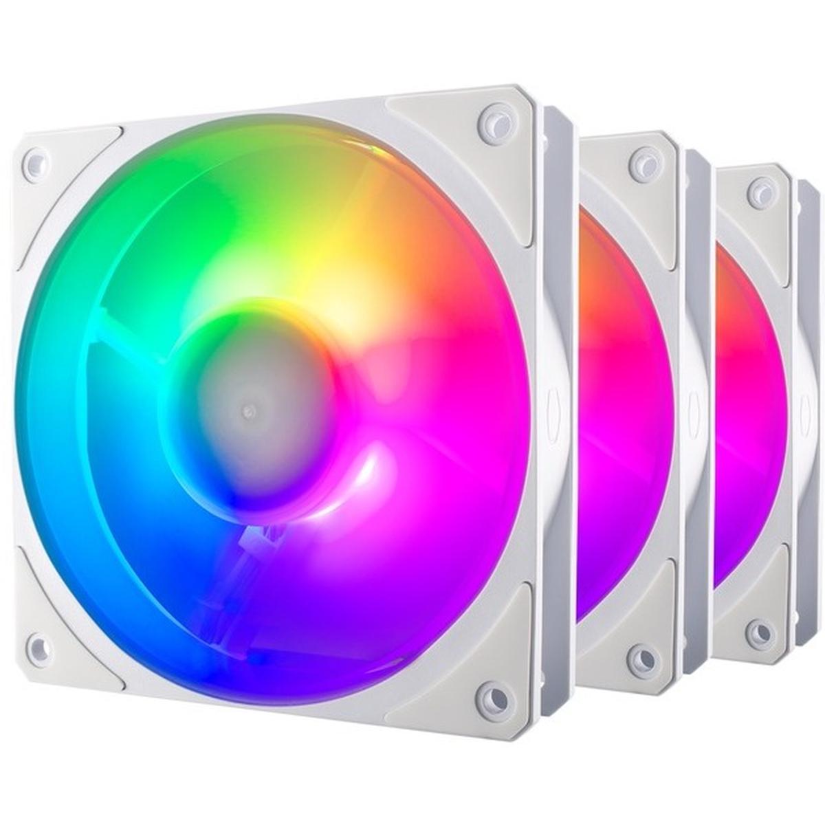 Cooler Master CooMas Mobius 120P ARGB 3-Pack White