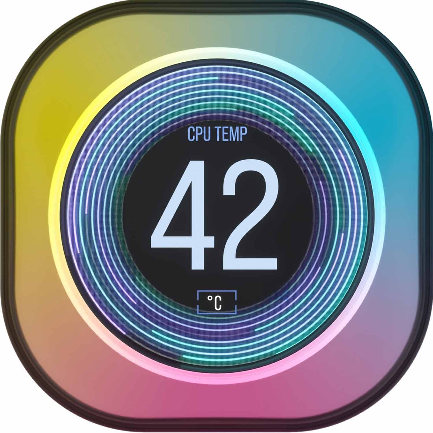 Corsair iCUE LINK AIO LCD-Bildschirmmodul schwarz