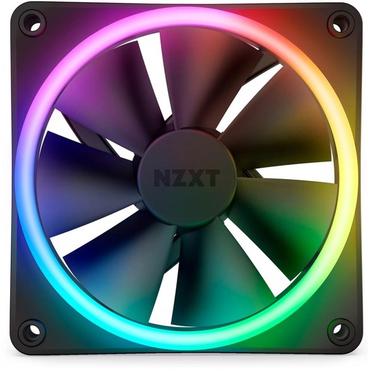 NZXT F120 RGB Duo 120mm doppelseitiger RGB-Lüfter schwarz