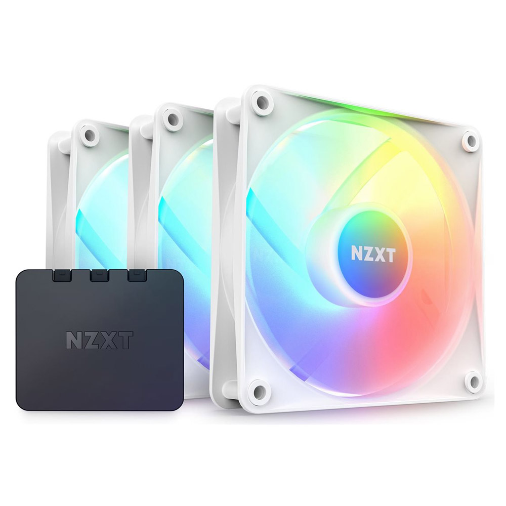 NZXT F120 RGB Core Lüfter 3er-Pack weiß