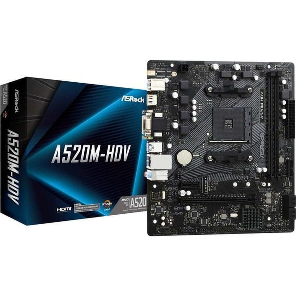 ASRock A520M-HDV Mainboard