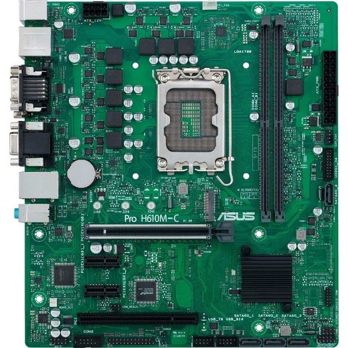 Asus PRO H610M-C CSM Motherboard