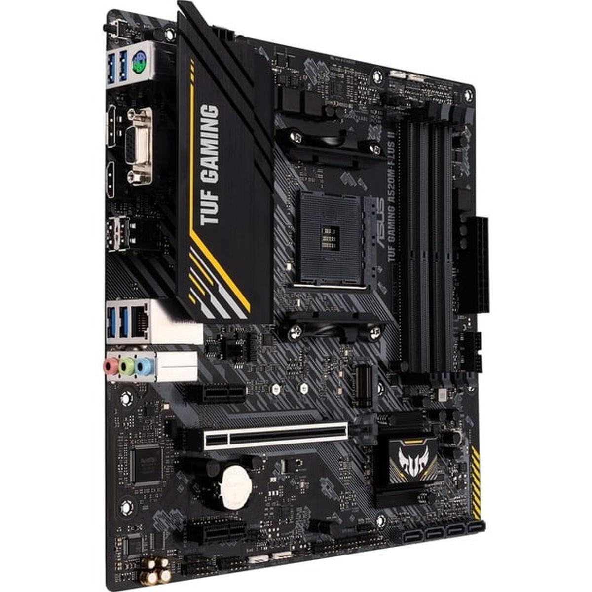 Asus TUF Gaming A520M-PLUS II Micro-ATX-Gaming-Mainboard Schwarz