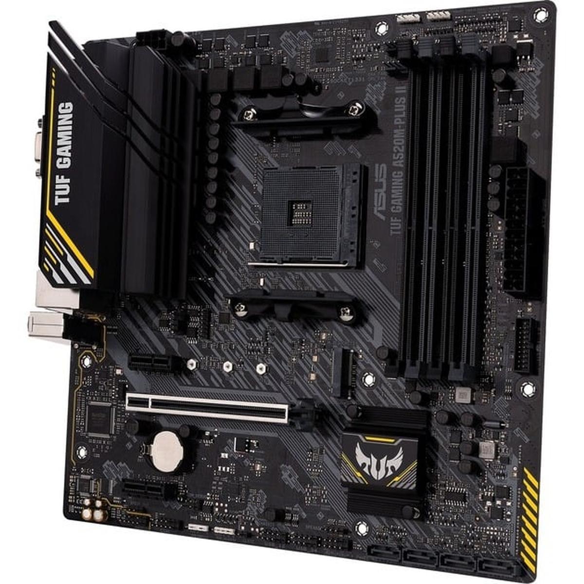 Asus TUF Gaming A520M-PLUS II Micro-ATX-Gaming-Mainboard Schwarz