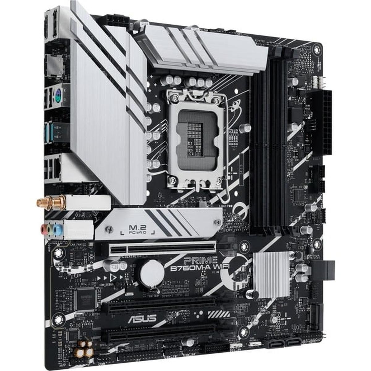 Asus PRIME B760M-A WIFI Mainboard Sockel Intel LGA 1700 , Schwarz