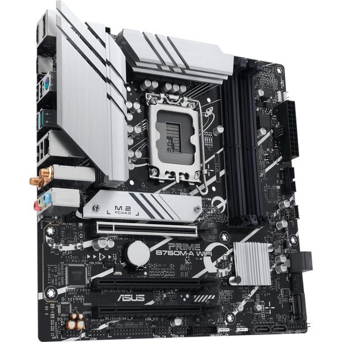 Asus PRIME B760M-A WIFI Mainboard Sockel Intel LGA 1700 , Schwarz