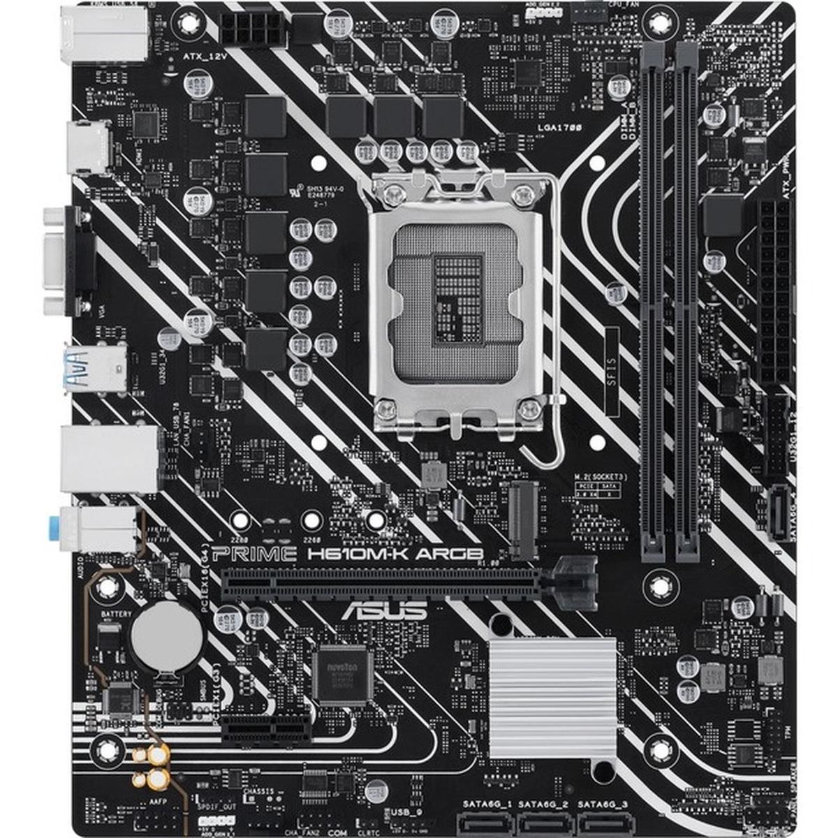 Asus Prime H610M-K ARGB Mainboard Intel H610