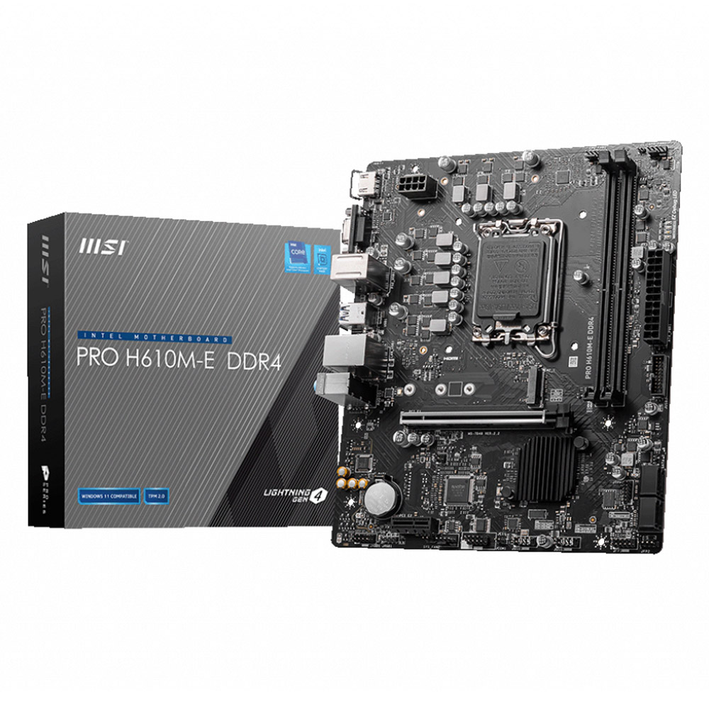 MSI Pro H610M-E DDR4 Mainboard