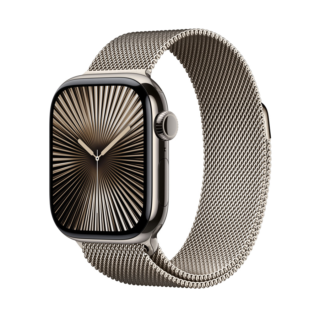 Apple Watch Series 10 4G 42mm Titan Natur Milanaise Natur