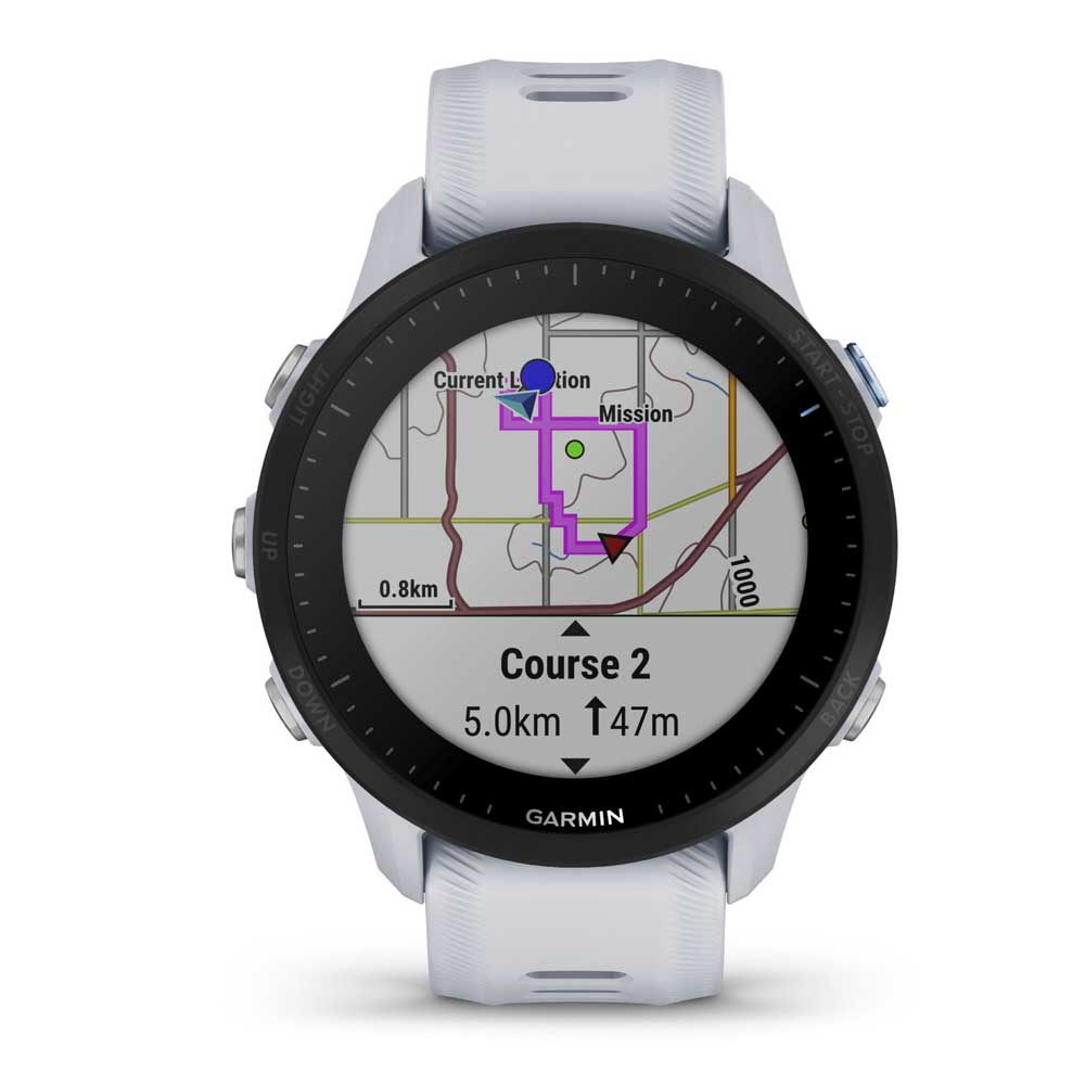 Garmin Forerunner 955 Smartwatch weißgrau