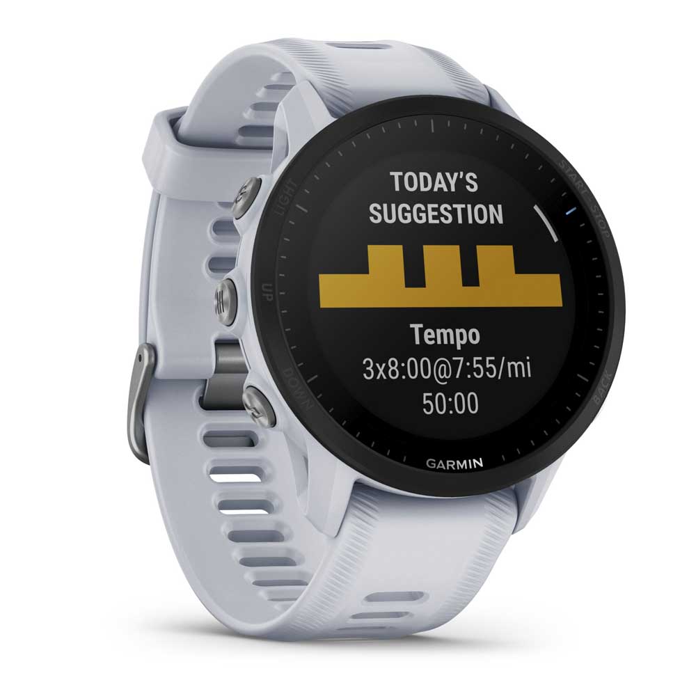 Garmin Forerunner 955 Smartwatch weißgrau