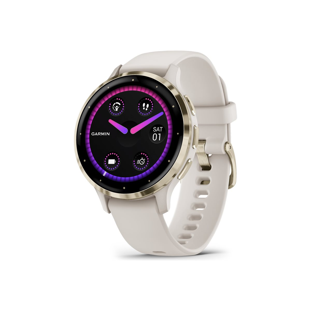 Garmin Venu 3S Smartwatch elfenbein/softgold