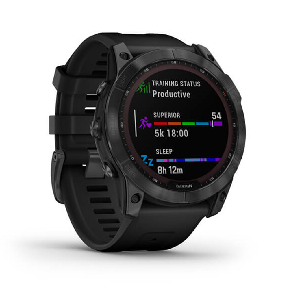 Garmin fenix 7X Solar Sportuhr schwarz/schiefergrau