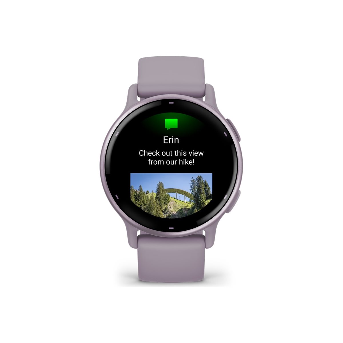 Garmin Vivoactive 5 GPS-Smartwatch metallic orchidee