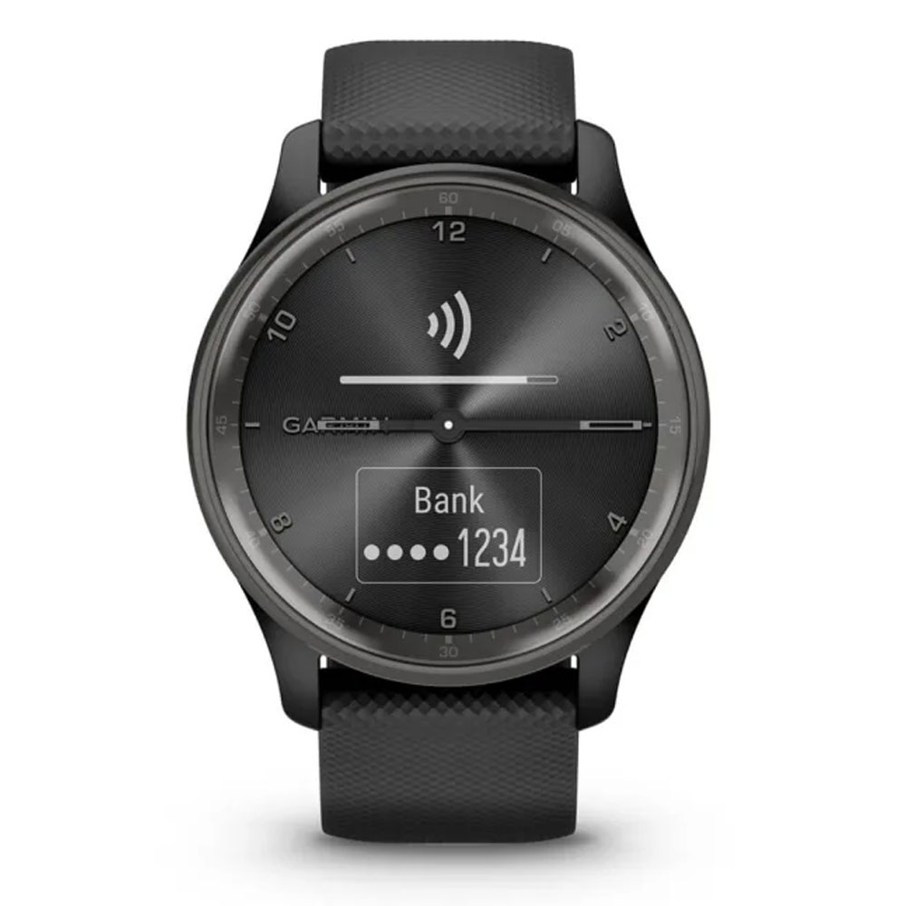 Garmin vívomove Trend Smartwatch schwarz/schiefergrau
