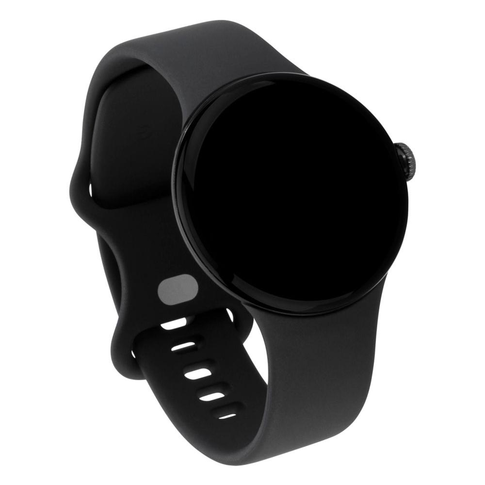 Google Pixel Watch 41mm matte black Sportarmband obsidian