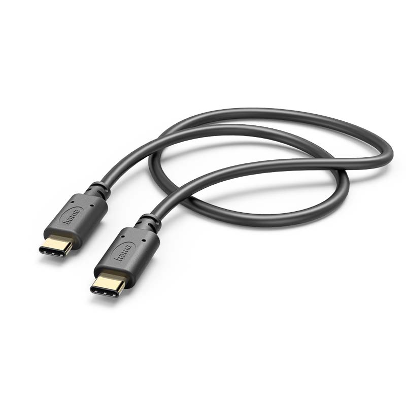 Hama Ladekabel, USB-C - USB-C, 1,5 m, Schwarz