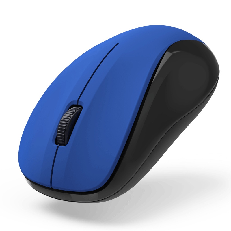 Hama Optische 3-Tasten-Funkmaus MW-300 V2" geräuschlos USB-Empfänger Blau"