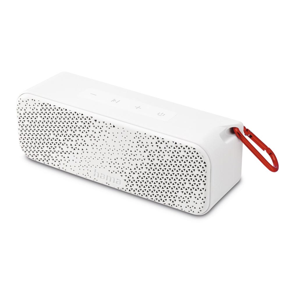 Hama Bluetooth®-Lautsprecher "PowerBrick 2.0" spritzwassergeschützt 8 W Weiß