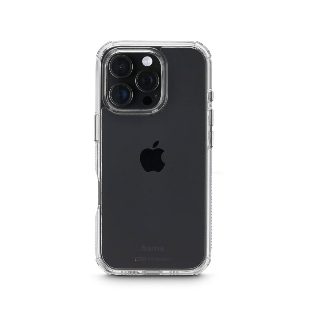 Hama Handyhülle "Extreme Protect" für Apple iPhone 16 Pro, durchsichtig