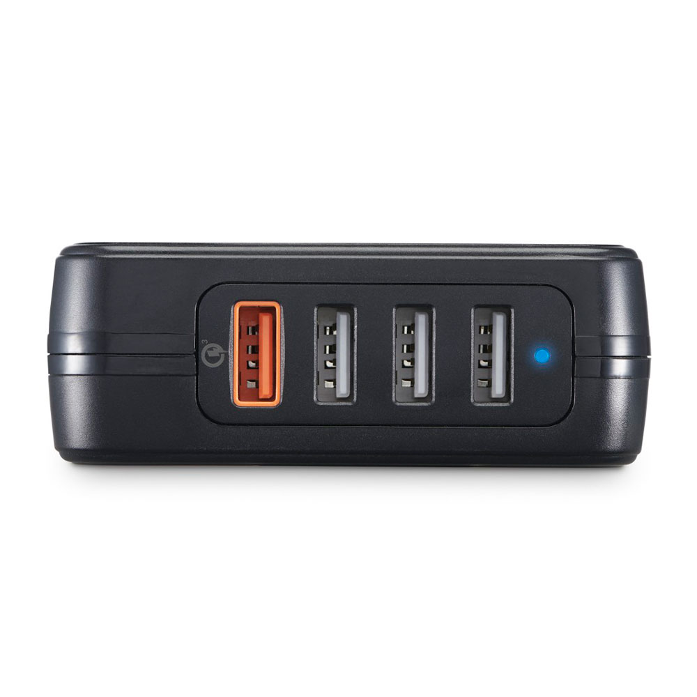 Hama Schnellladegerät, 4x USB-A, 33 W, Schwarz