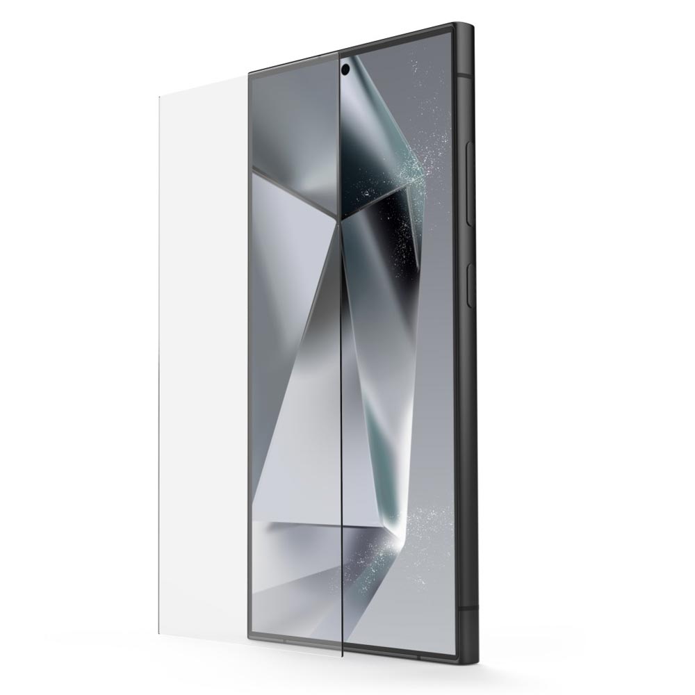 Hama Handy-Schutzglas "Clear Protect" für Samsung Galaxy S25 Ultra, Montagehilfe