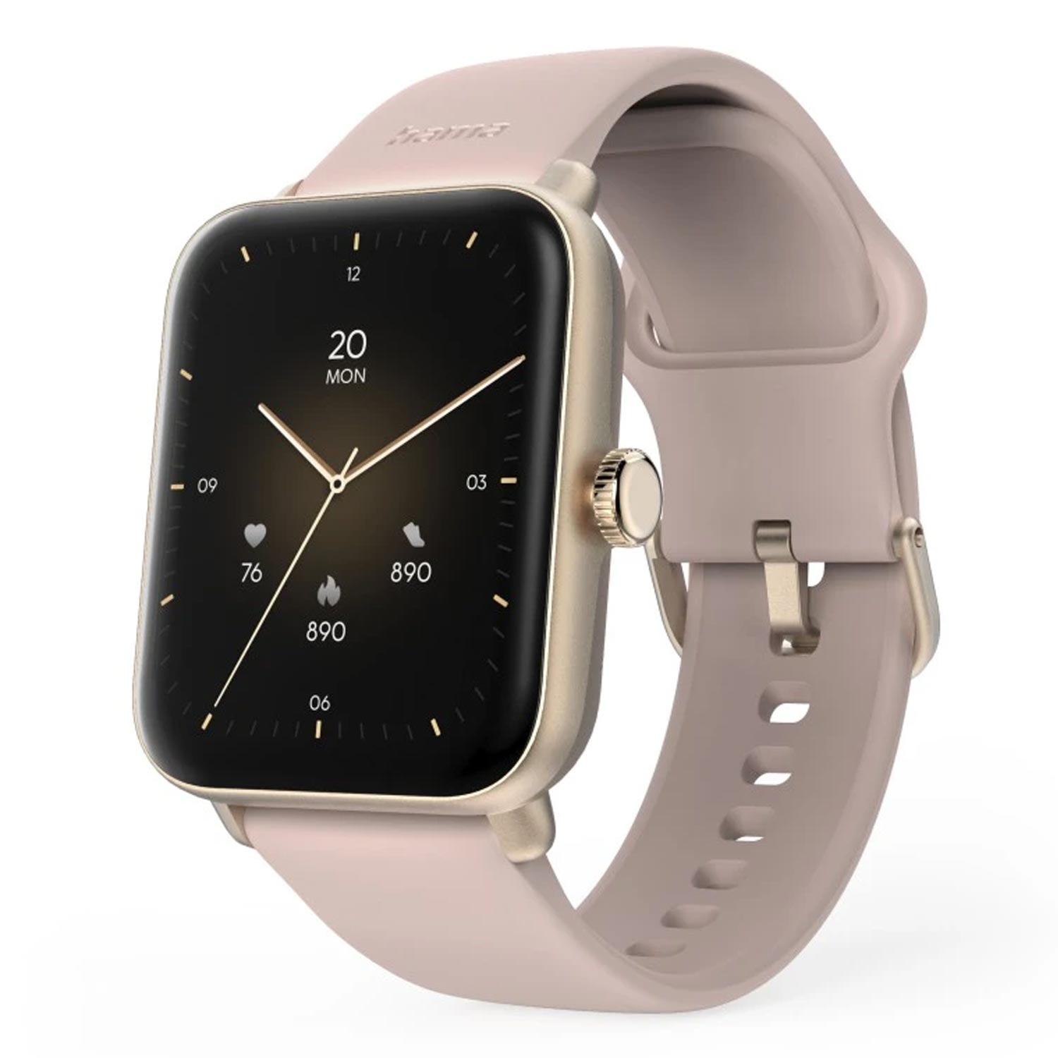 Hama Smartwatch "6010", GPS, TFT-Display 44 mm, Telefonfunktion, wasserdicht, RS