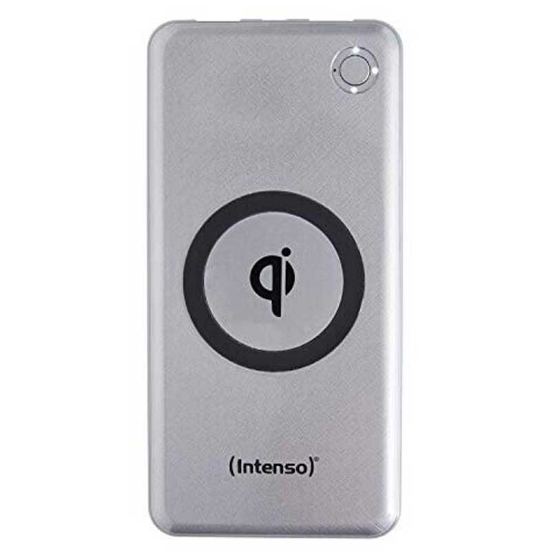 Intenso WPD10000 Powerbank mit Wireless Charging silber