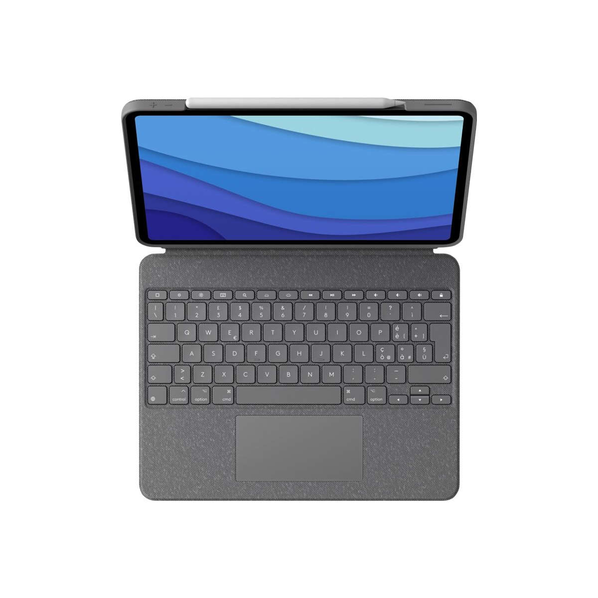 Logitech Combo Touch iPad Pro 11" Tastatur sandfarbe