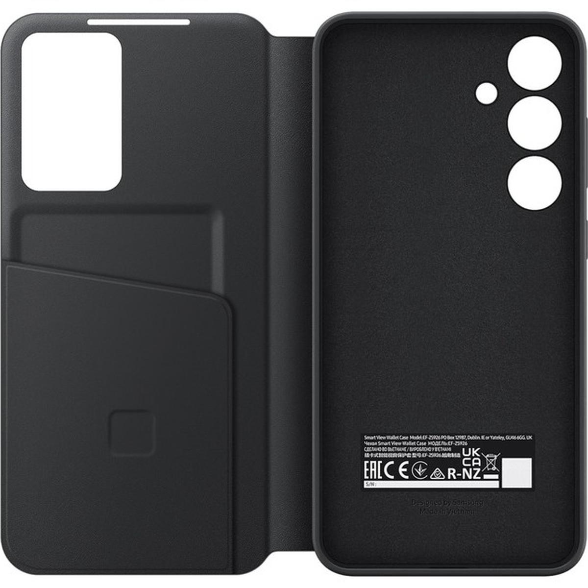 Samsung Smart View Wallet Smartphone Case EF-ZS926 für Galaxy S24+ schwarz