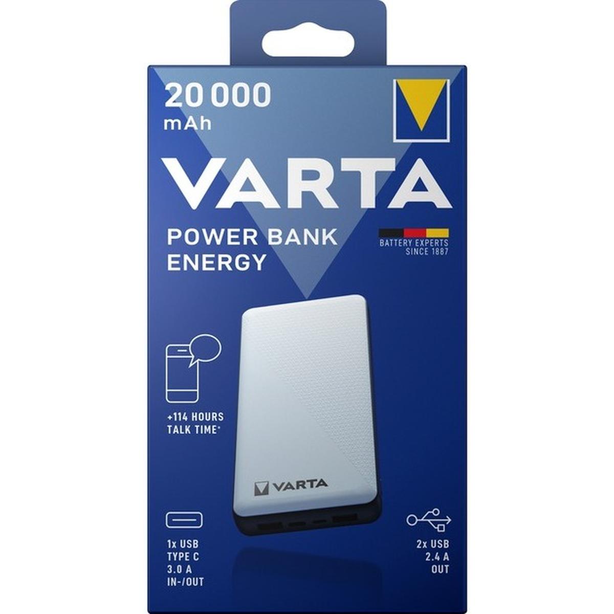 Varta Energy Powerbank 20000mAh