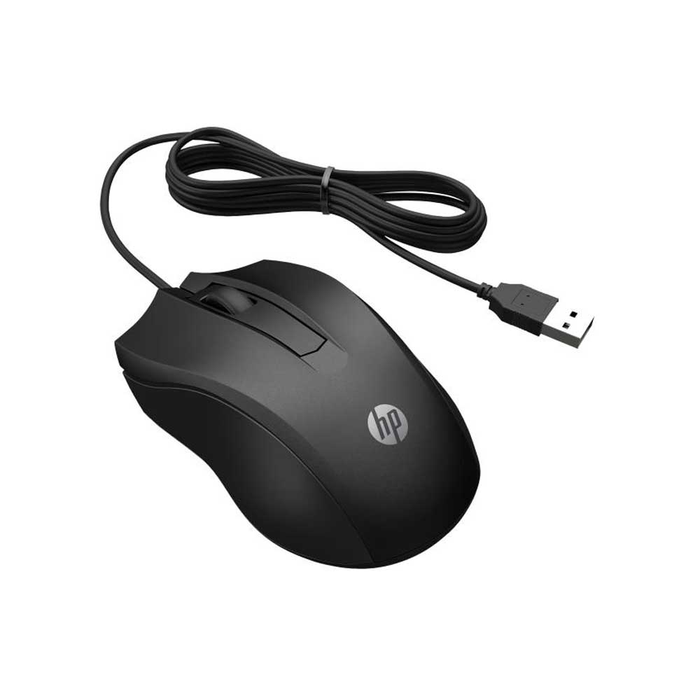 HP 100 USB-Maus schwarz