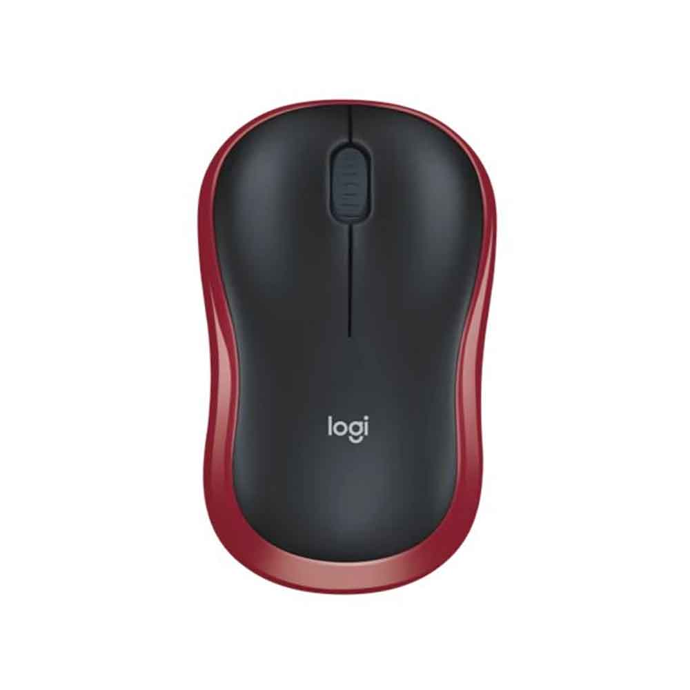 Logitech M185 kabellose Maus rot