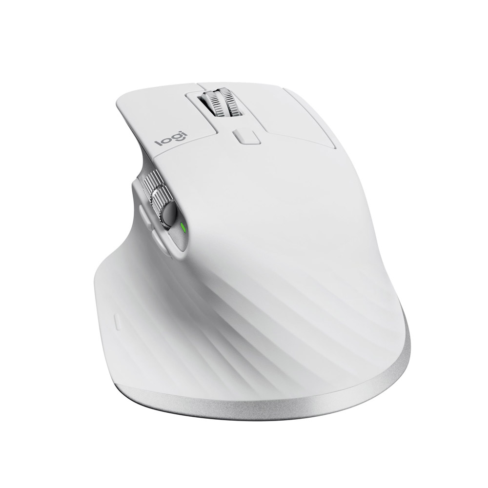 Logitech MX Master 3S Kabellose Performance-Maus mit ultraschnellem Scrollen hellgrau