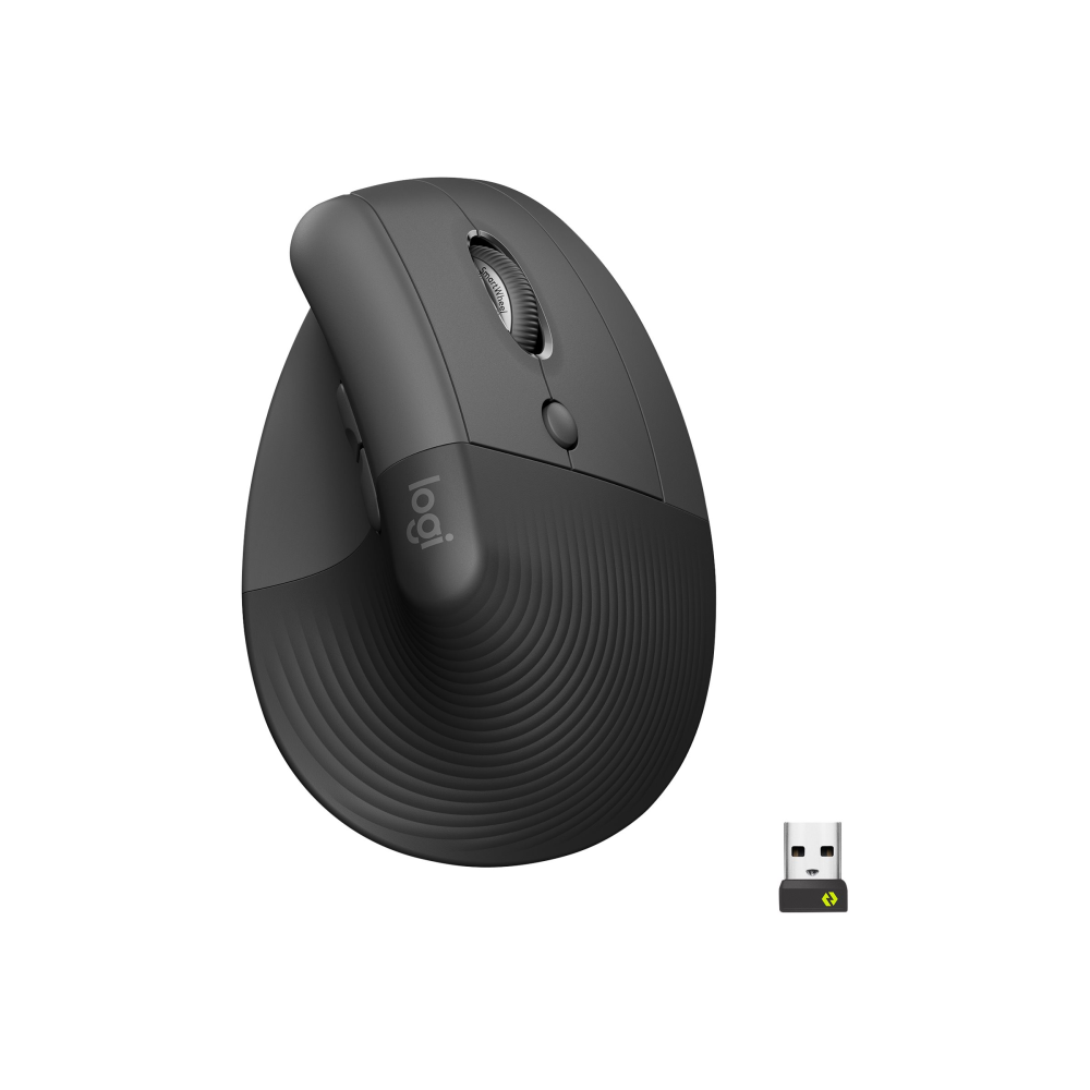 Logitech Lift for Business vertikale ergonomische Maus schwarz