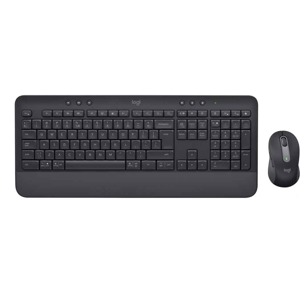 Logitech Signature MK650 Combo for Business, kabellose Maus und Tastatur graphit