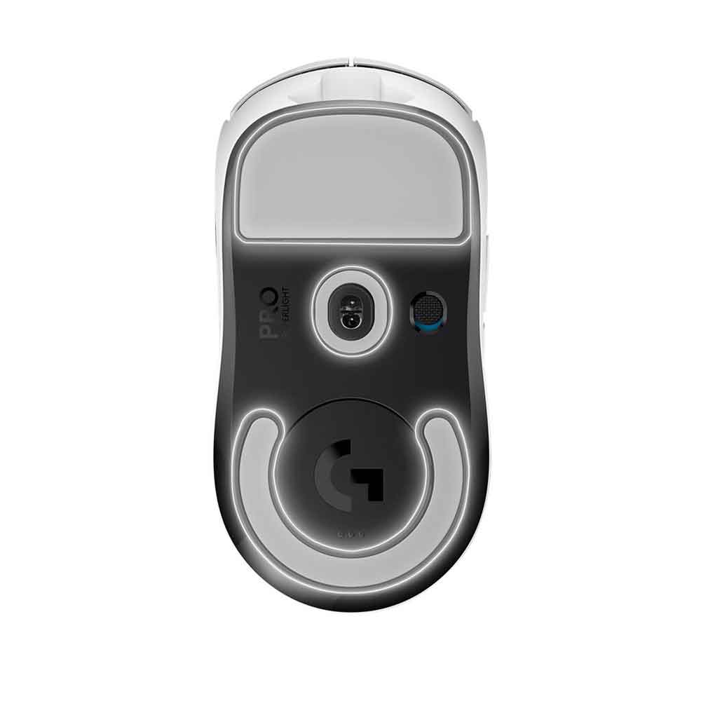 Logitech G PRO X SUPERLIGHT kabellose Gaming-Maus mit HERO 25K Sensor weiß