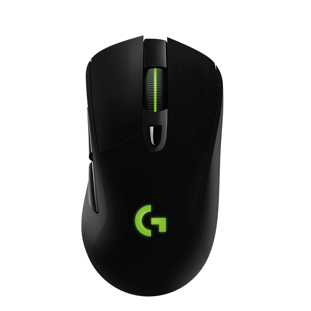 Logitech G703 LIGHTSPEED kabellose Gaming-Maus mit HERO 25K DPI Sensor schwarz