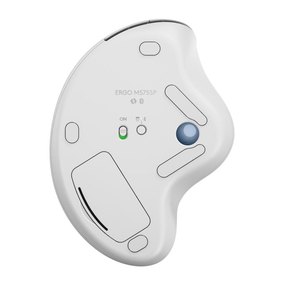 Logitech ERGO M575S Trackball-Maus weiß
