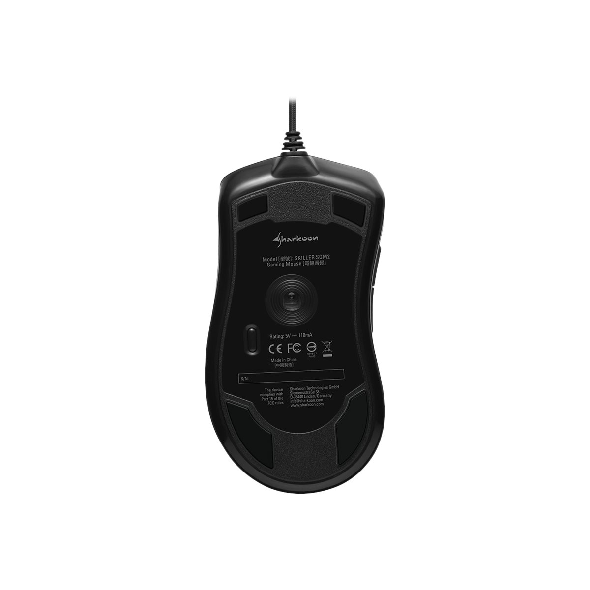 Sharkoon Skiller SGM2 RGB Gaming Maus 6400 DPI