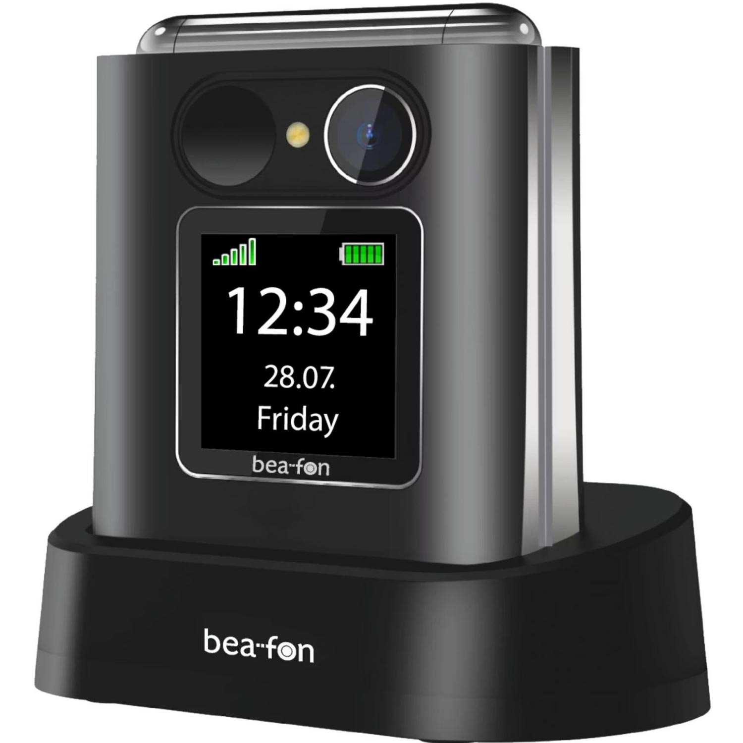 Beafon Fold10 LTE Klapphandy schwarz-silber