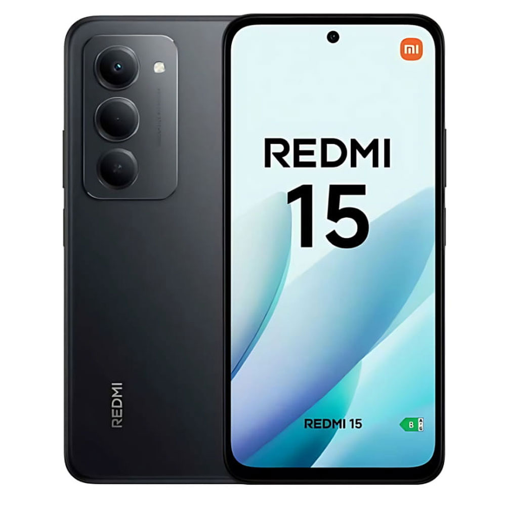 Xiaomi Redmi 15 8/256GB Smartphone midnight black